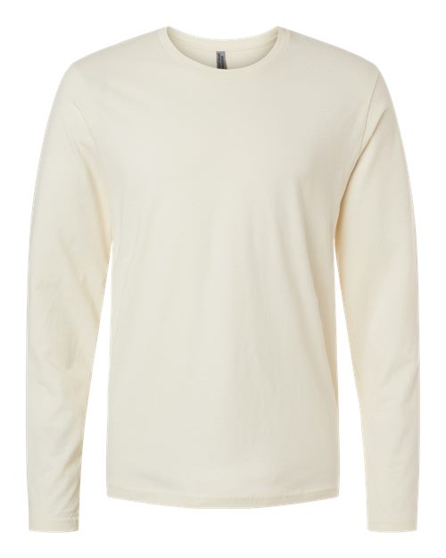 Next Level 3601 — Unisex Cotton Long Sleeve T-Shirt — Natural