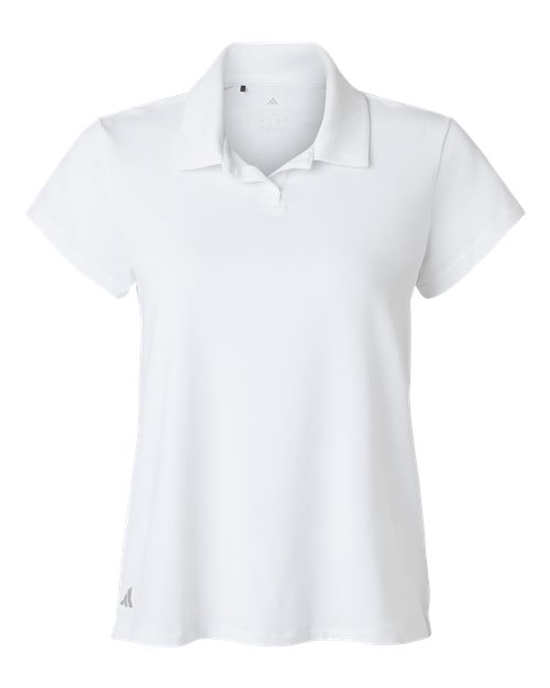 Adidas A690 — Women's Blended Polo — Solid White