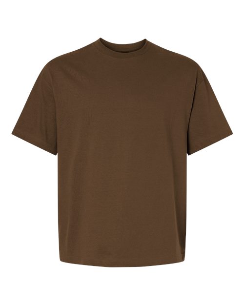 Hanes 5180R — Unisex Beefy-T® Retro Street T-Shirt — Army Brown