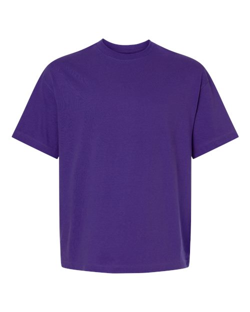 Hanes 5180R — Unisex Beefy-T® Retro Street T-Shirt — Athletic Purple