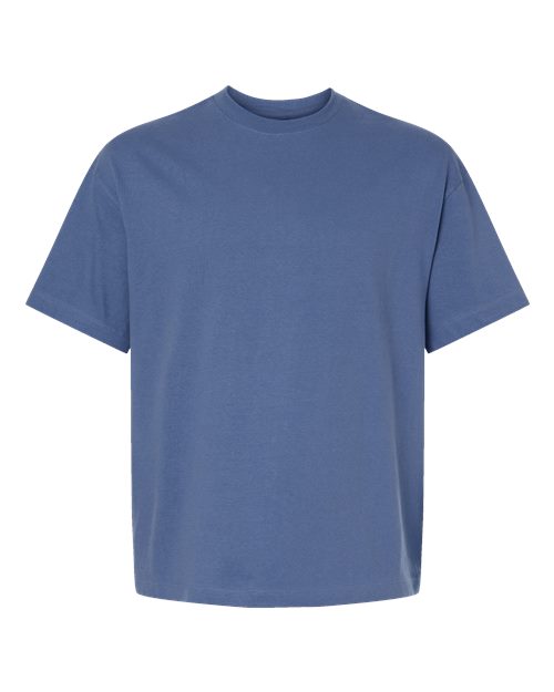 Hanes 5180R — Unisex Beefy-T® Retro Street T-Shirt — Denim Blue