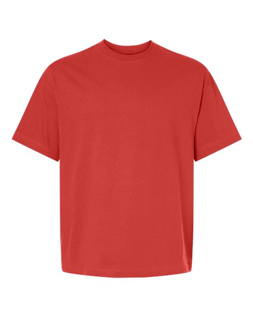 Hanes 5180R — Unisex Beefy-T® Retro Street T-Shirt — Poppy Red