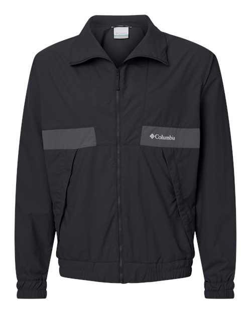 Columbia 212106 — Men's Spire Valley™ Windbreaker — Black/ Shark