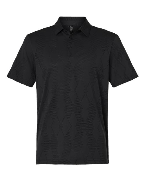 Adidas A2008 — Men's Ultimate365 Textured Polo — Carbon Black