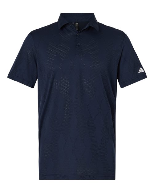 Adidas A2008 — Men's Ultimate365 Textured Polo — Collegiate Navy