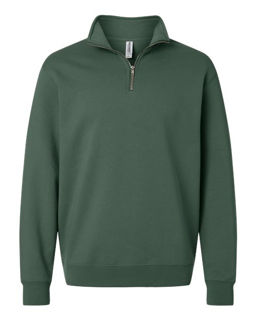 Independent Trading Co. SS4600QZ — Unisex Midweight Quarter-Zip Pullover — Alpine Green