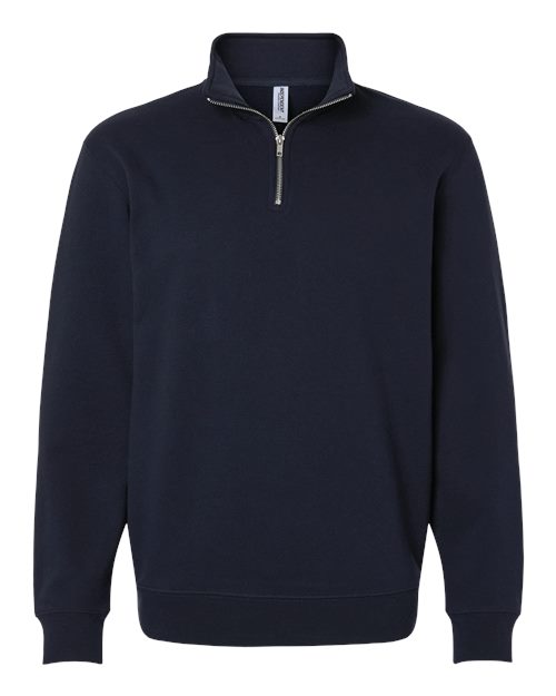 Independent Trading Co. SS4600QZ — Unisex Midweight Quarter-Zip Pullover — Classic Navy