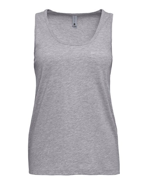 Next Level 3933 — Women's Cotton Tank — Heather Grey