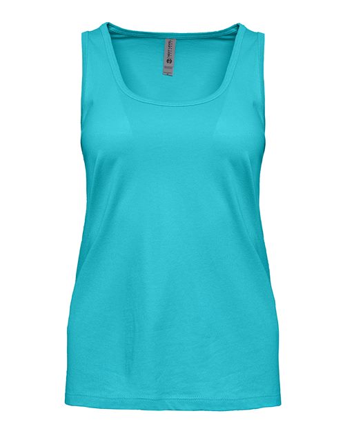 Next Level 3933 — Women's Cotton Tank — Tahiti Blue
