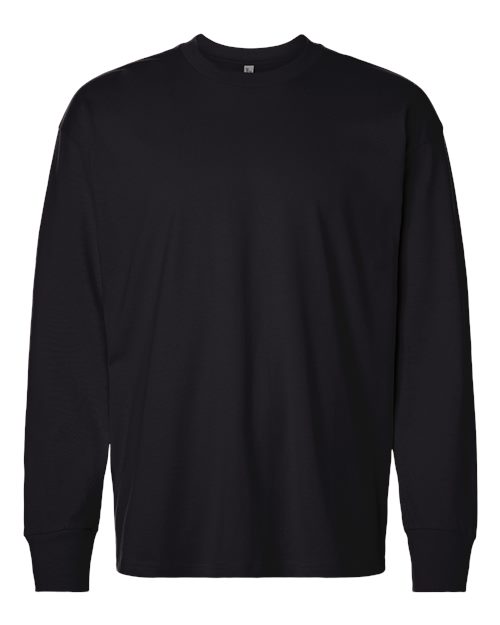 Next Level 7211 — Unisex Heavyweight Long Sleeve T-Shirt — Black