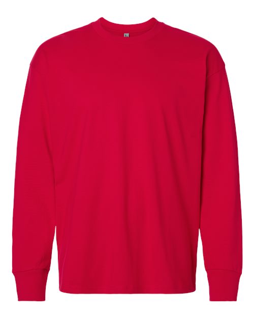 Next Level 7211 — Unisex Heavyweight Long Sleeve T-Shirt — Red