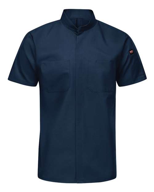 Red Kap SX46T — Men's Tall Mimix™ Pro+ Short Sleeve Work Shirt With OilBlok — Navy