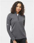 Adidas A589 — Women's Spacer Quarter-Zip Pullover — main view