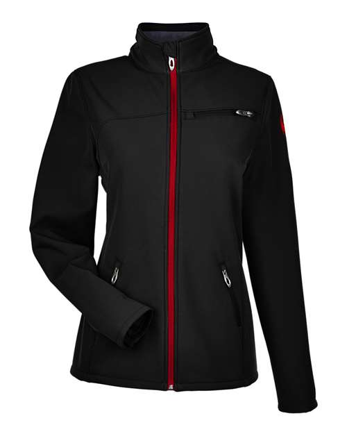 Spyder 187337 — Women's Transport Soft Shell Jacket — Black/ Red