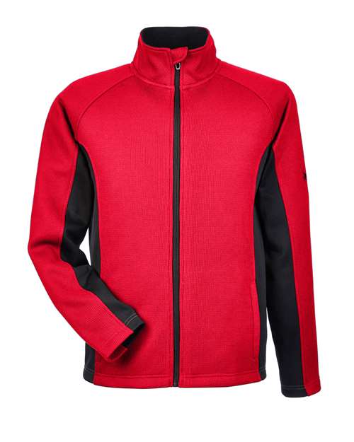 Spyder 187330 — Men's Constant Full-Zip Sweater Fleece Jacket — Red/ Black