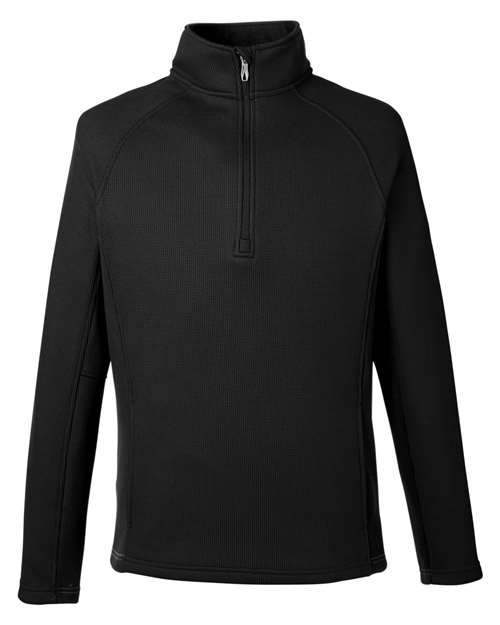 Spyder S16561 — Men's Constant Half-Zip Sweater Fleece Pullover — Black