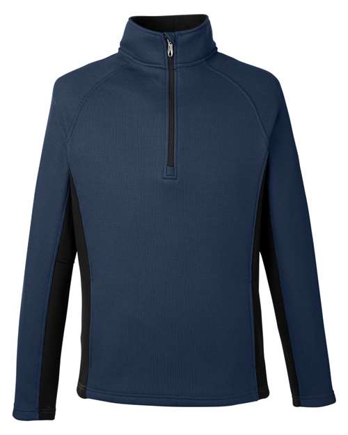 Spyder S16561 — Men's Constant Half-Zip Sweater Fleece Pullover — Frontier/ Black