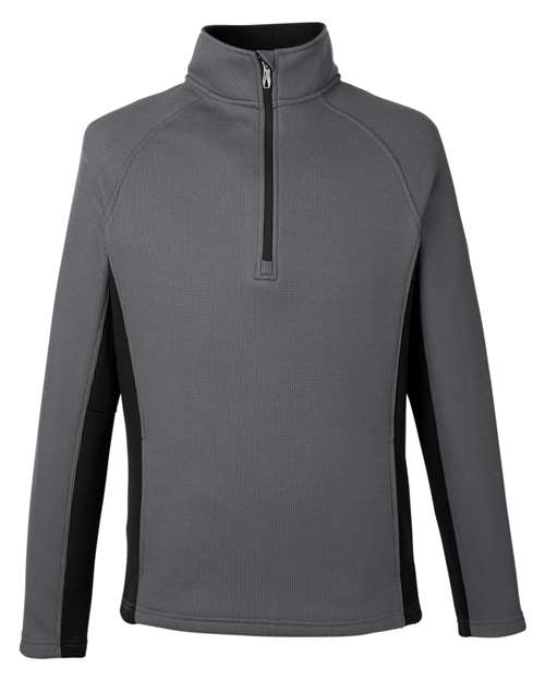 Spyder S16561 — Men's Constant Half-Zip Sweater Fleece Pullover — Polar/ Black