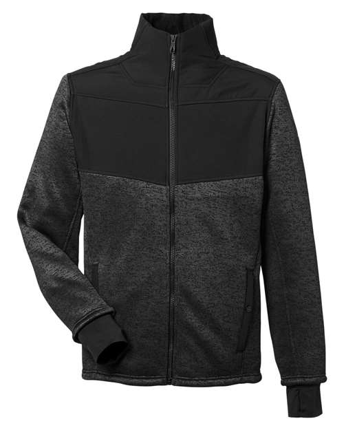 Spyder S17740 — Men's Passage Sweater Jacket — Black Powder/ Black