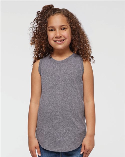 LAT 2692 — Girls' Relaxed Fine Jersey Tank — main view