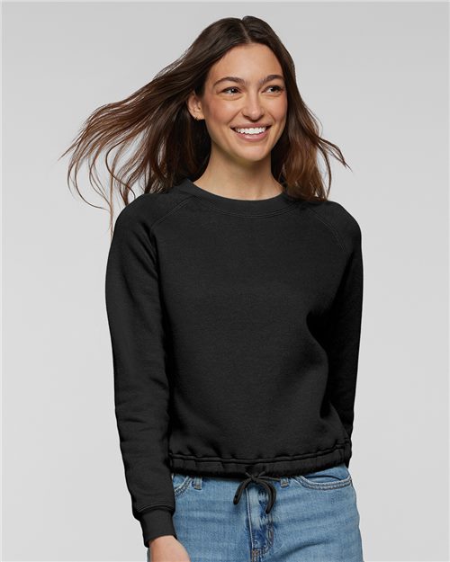 LAT 3528 — Women's Relaxed Boxy Crewneck Sweatshirt — main view