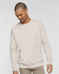 LAT 6935 — Unisex Vintage Wash Fleece Crewneck Sweatshirt — main view