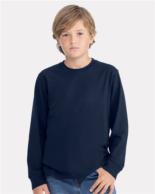 Next Level 3311 — Youth Cotton Long Sleeve T-Shirt — main view