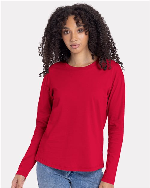 Next Level 3911 — Women's Cotton Relaxed Long Sleeve T-Shirt — main view