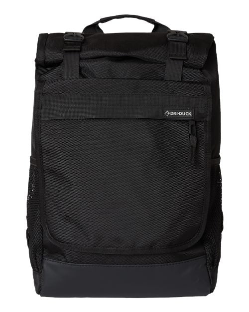 DRI DUCK 1410DD — Roll Top Backpack — Black