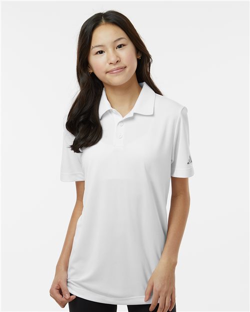 Adidas A4000 — Youth Performance Polo — main view