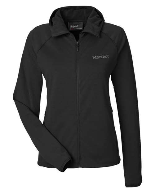 Marmot M15393 — Women's Leconte Full Zip Hooded Jacket — Black