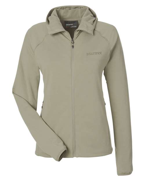 Marmot M15393 — Women's Leconte Full Zip Hooded Jacket — Vetiver