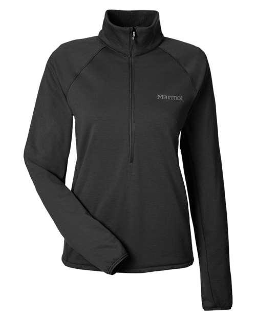 Marmot M15391 — Women's Leconte Half-Zip Pullover — Black