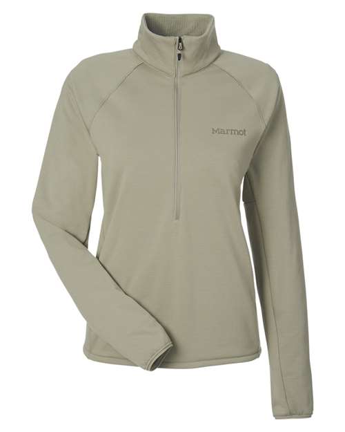 Marmot M15391 — Women's Leconte Half-Zip Pullover — Vetiver