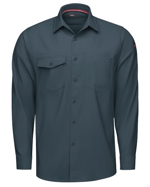 Red Kap TSM4T — Men's Tall Cooling Long Sleeve Work Shirt — main view
