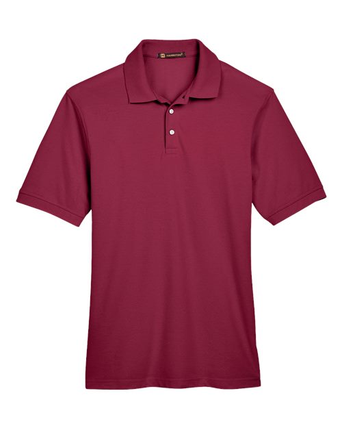 Harriton M265 — Men's Easy Blend™ Polo — Wine