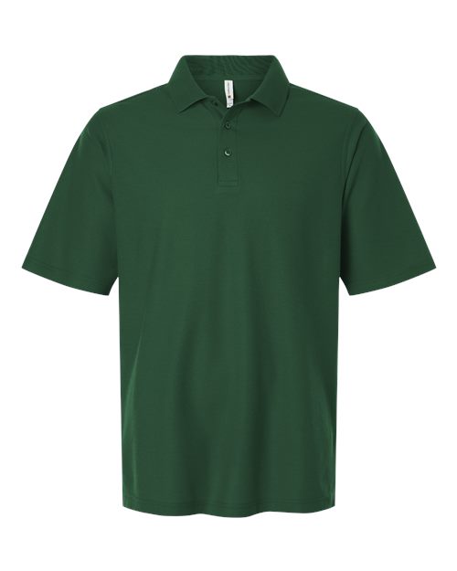 Harriton M105 — Men's Maverick CVC Pique Polo — Dark Green