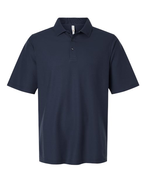 Harriton M105 — Men's Maverick CVC Pique Polo — Dark Navy
