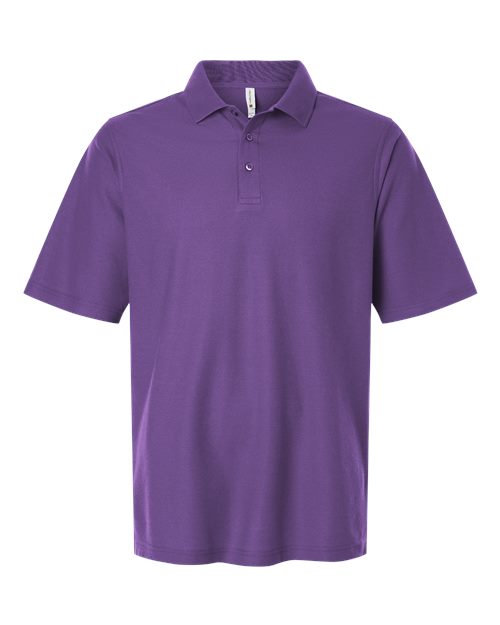 Harriton M105 — Men's Maverick CVC Pique Polo — Team Purple
