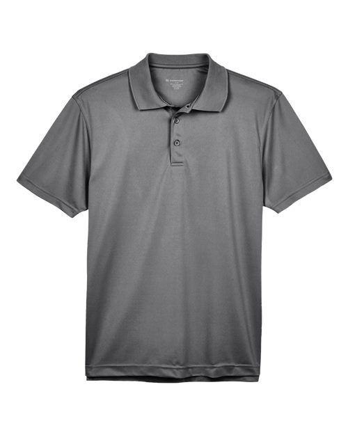 Harriton M315 — Men's Polyester Jersey Polo — Charcoal