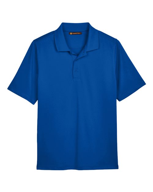 Harriton M348 — Men's Advantage Snag Protection Plus Polo — True Royal