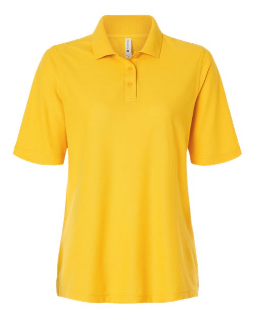 Harriton M105W — Women's Maverick CVC Pique Polo — Sunray Yellow