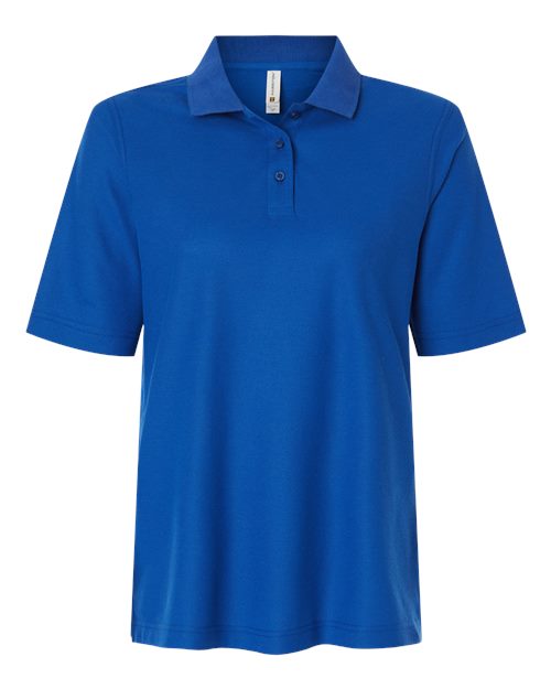 Harriton M105W — Women's Maverick CVC Pique Polo — True Royal