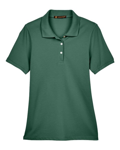 Harriton M265W — Women's Easy Blend Polo — Hunter