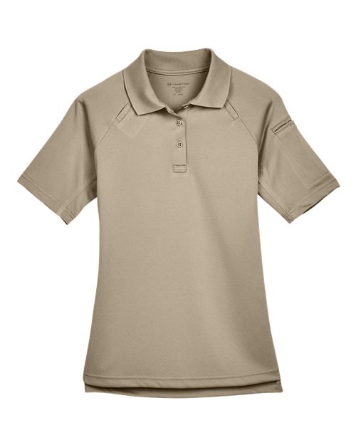 Harriton M211W — Women's Advantage Tactical Polo — Desert Khaki