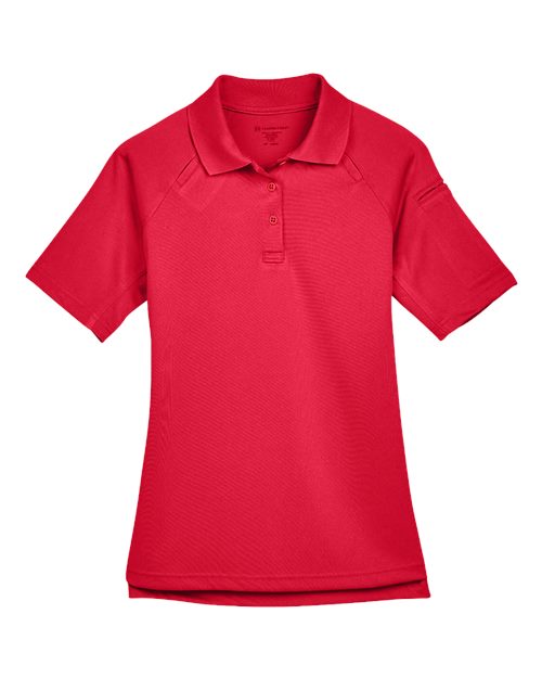 Harriton M211W — Women's Advantage Tactical Polo — Red