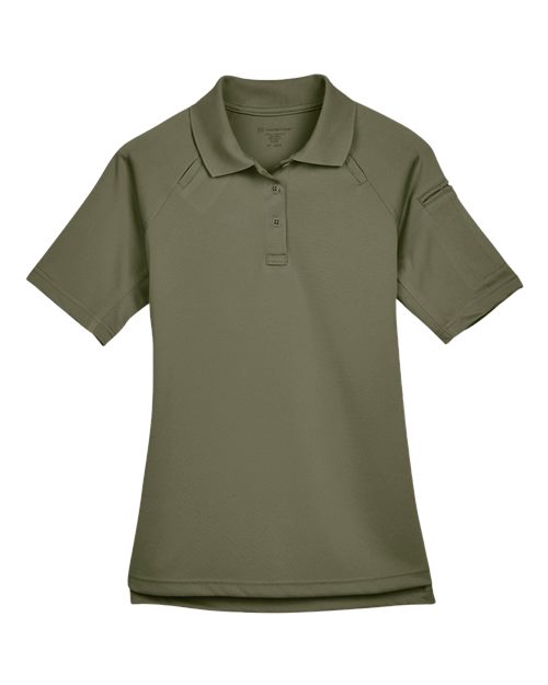 Harriton M211W — Women's Advantage Tactical Polo — Tactical Green