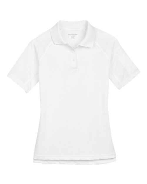 Harriton M211W — Women's Advantage Tactical Polo — White