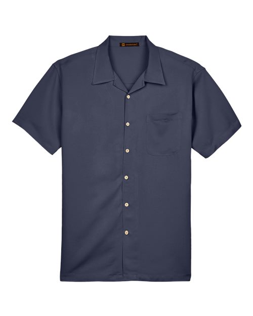 Harriton M570 — Men's Bahama Cord Camp Shirt — Navy