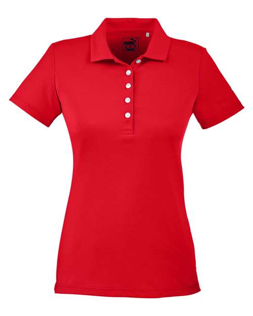 Puma Golf 596921 — Women's Fusion Polo — High Risk Red